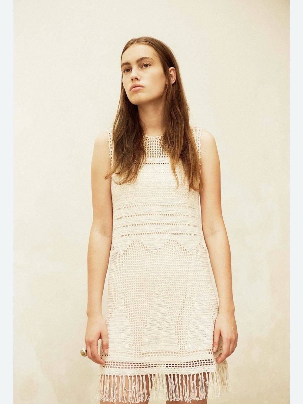 Joie Agoti Fringe Mini Dress